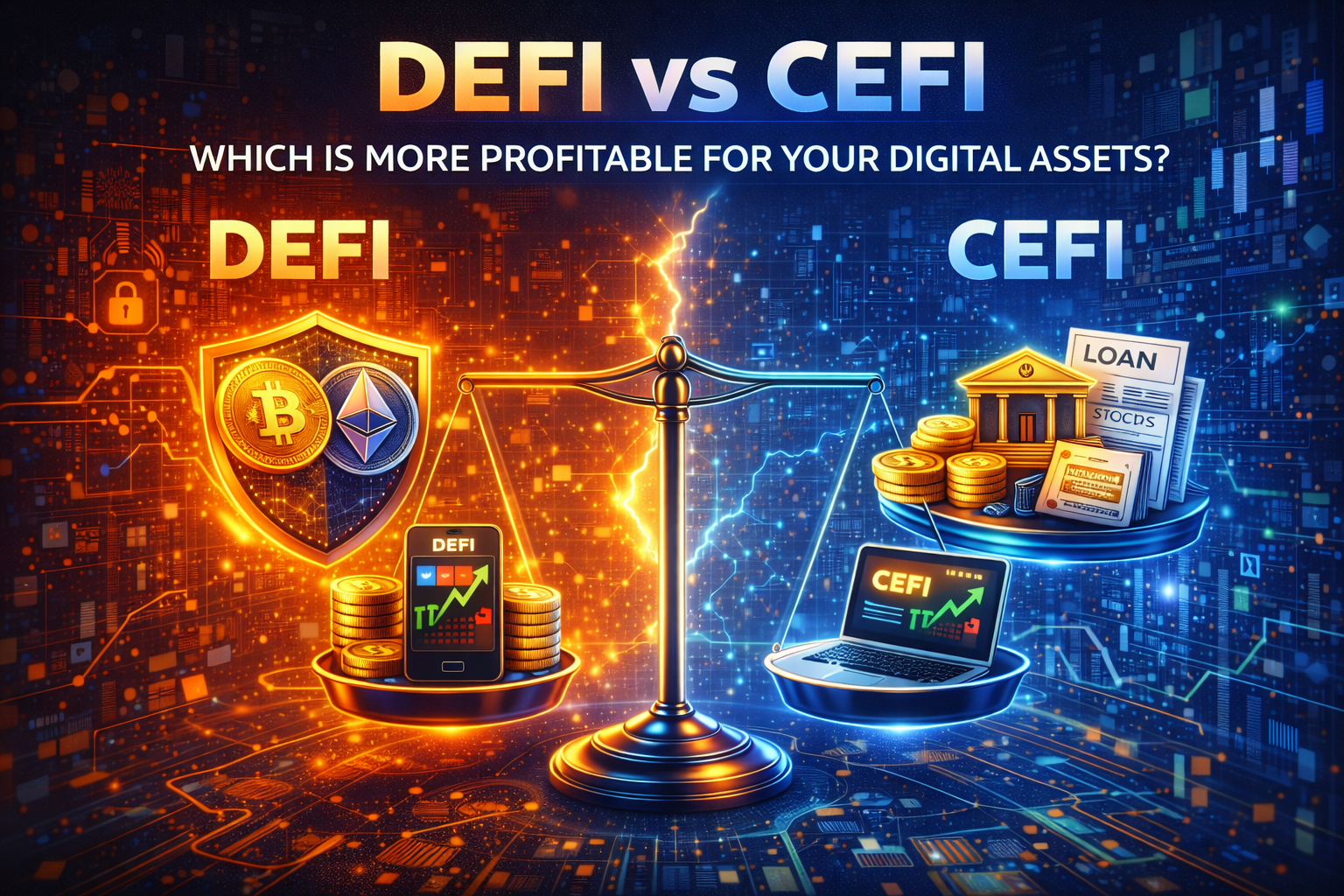 DeFi vs CeFi: Which Option Is More Profitable for Your Digital Assets?