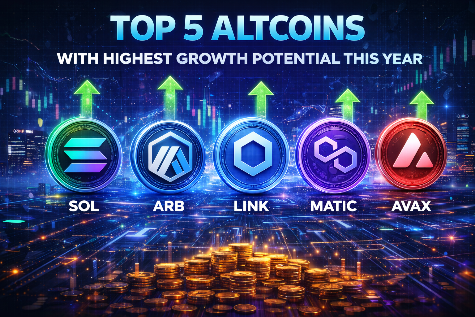 Top 5 Altcoins With the Highest Growth Potential This Year